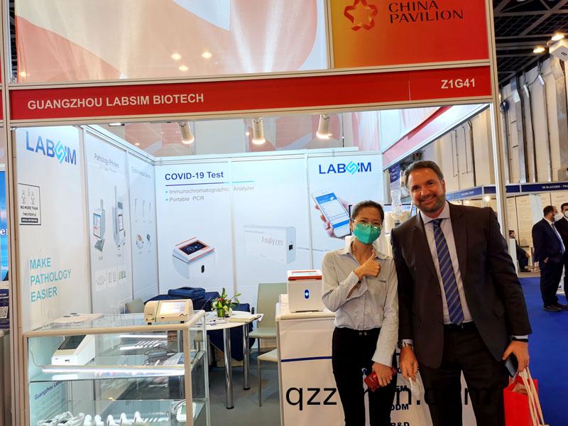 【展(zhan)會(hui)迴(hui)顧(gu)】藍勃生(sheng)物精綵(cai)亮相2022 MEDLAB Middle East
